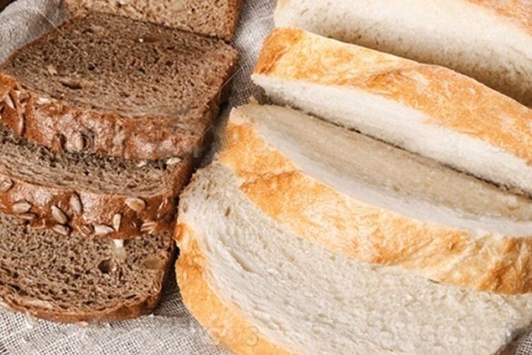 Cu gută, pâinea albă și neagră este permisă