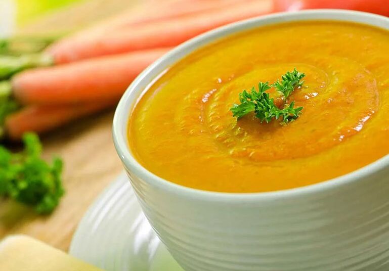 Supa piure de legume in dieta pentru guta